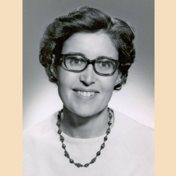 <strong>Dr H Julie Jones</strong>, 1969. Jones family collection.