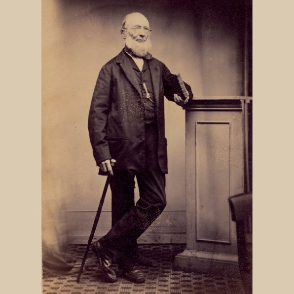 Thomas JJ Wyatt (active 1857–85), <strong>Dr John Singleton</strong>, 1864, albumen silver photographic print on carte-de-visite mount, 11.0 × 7.0 cm. H93.23/92, State Library Victoria.